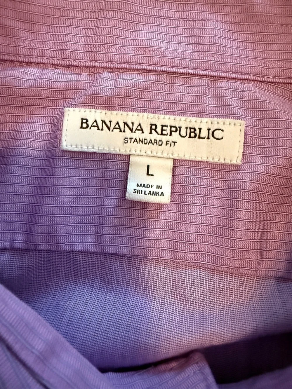 Banana Republic Men’s Standard Fit Dress Shirt – Size Large